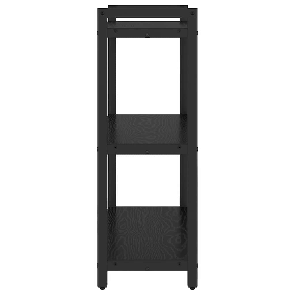 Ράφι Βιβλίων Μαύρη Οξυά 60 x 30 x 85 cm Επεξεργασμένο ξύλο