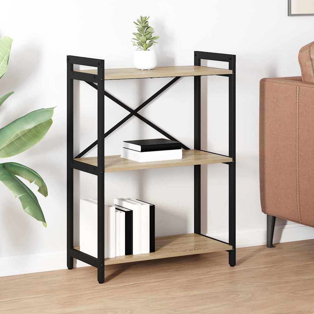 Ράφι Βιβλίων Δρύς Sonoma 60 x 30 x 85 cm Επεξεργασμένο ξύλο - Pakobazaar