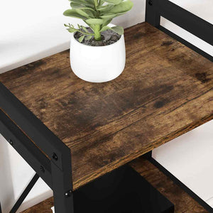 Ράφι Βιβλίων 60 x 30 x 85 cm Επεξεργασμένο Ξύλο Καπνιστό Δρύς
