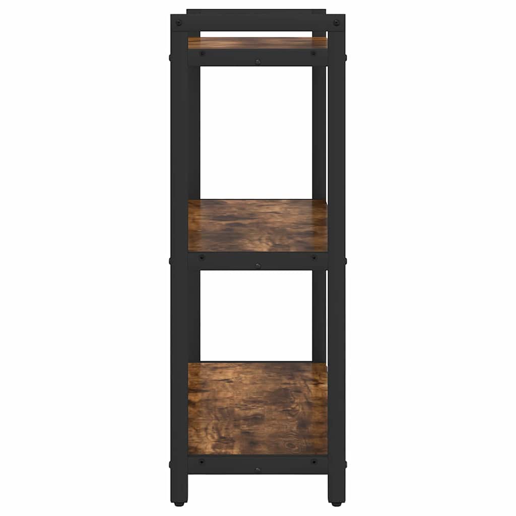 Ράφι Βιβλίων 60 x 30 x 85 cm Επεξεργασμένο Ξύλο Καπνιστό Δρύς