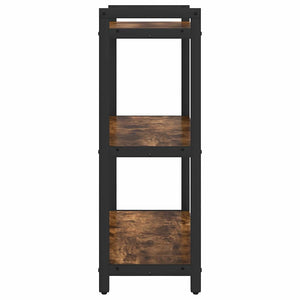 Ράφι Βιβλίων 60 x 30 x 85 cm Επεξεργασμένο Ξύλο Καπνιστό Δρύς