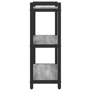 Ράφι Βιβλίων 60 x 30 x 85 cm Επεξεργασμένο Ξύλο Γκρι sonoma