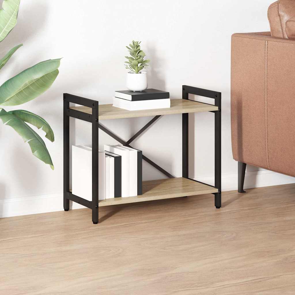 Ράφι Βιβλίων Δρύς Sonoma 60 x 30 x 50 εκ. Επεξεργασμένο ξύλο