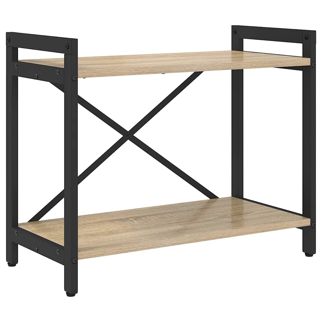 Ράφι Βιβλίων Δρύς Sonoma 60 x 30 x 50 εκ. Επεξεργασμένο ξύλο