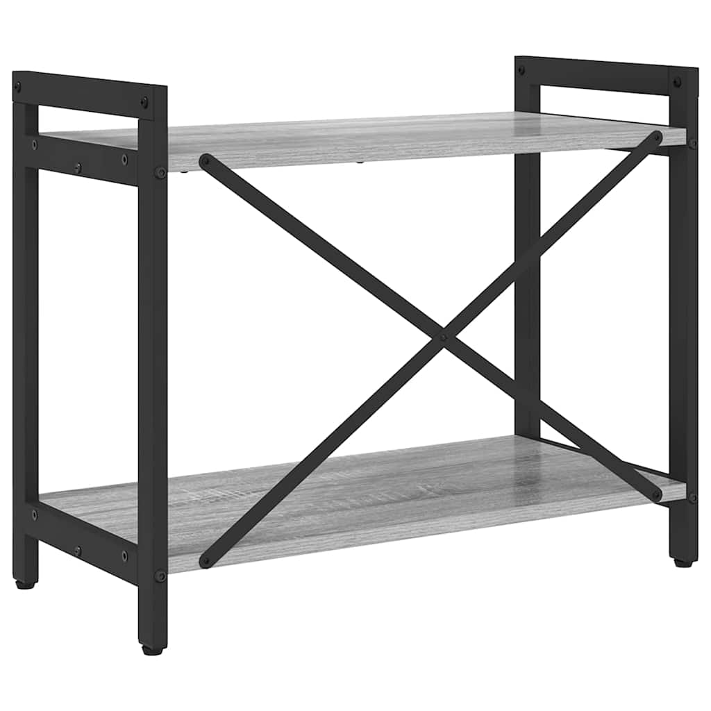 Ράφι Βιβλίων Γκρι sonoma 60 x 30 x 50 εκ. Επεξεργασμένο ξύλο