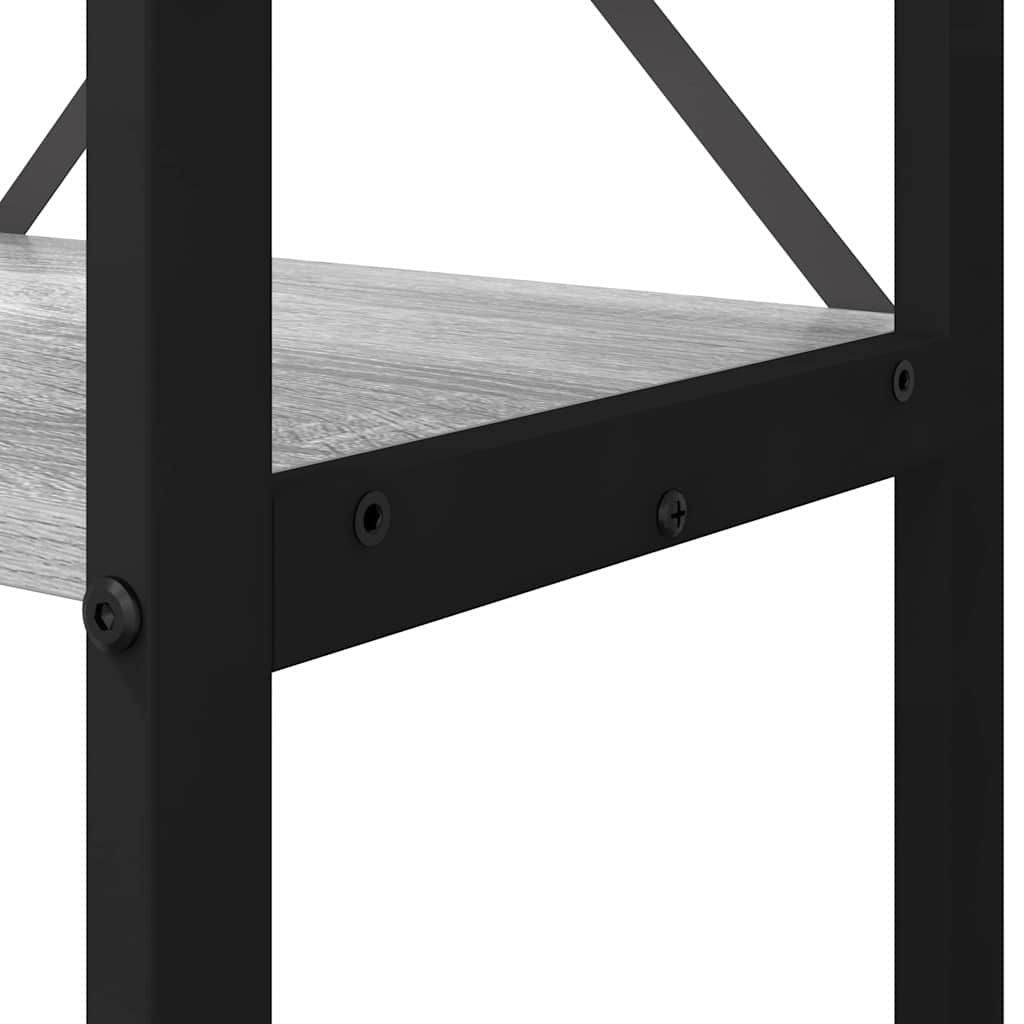 Ράφι Βιβλίων Γκρι sonoma 80 x 30 x 189,5 εκ Επεξεργασμένο ξύλο