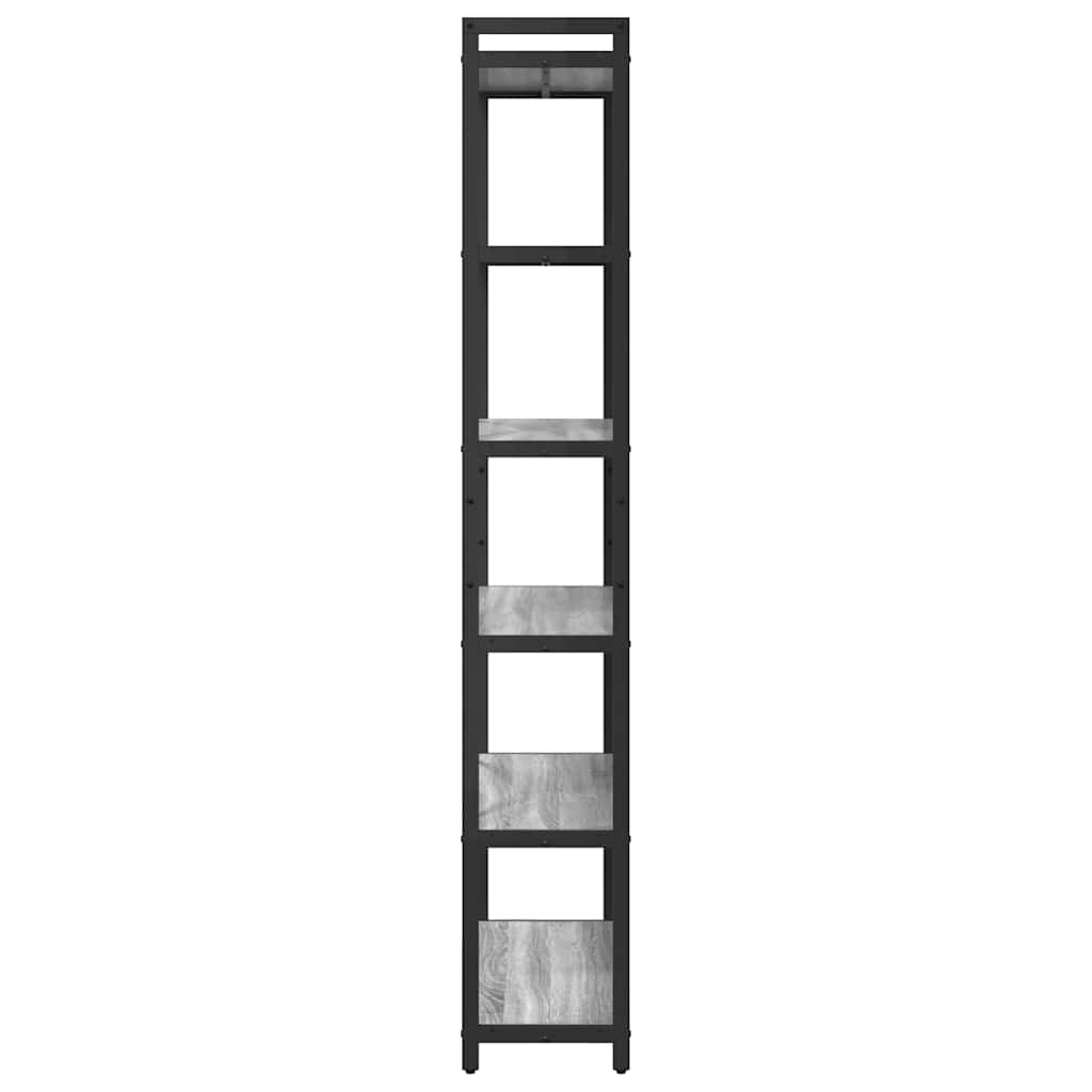 Ράφι Βιβλίων Γκρι sonoma 80 x 30 x 189,5 εκ Επεξεργασμένο ξύλο