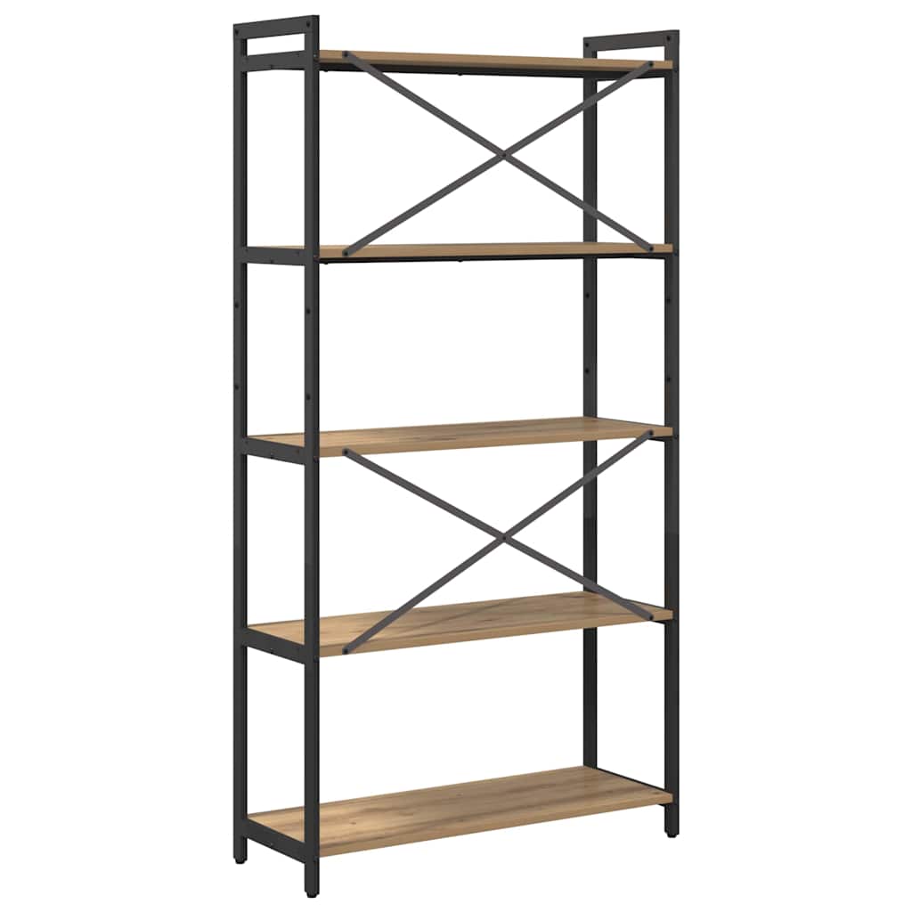 Ράφι Βιβλίων Artisan Oak 80 x 30 x 155 εκ Επεξεργασμένο ξύλο - Pakobazaar