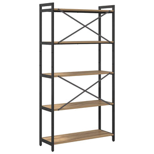 Ράφι Βιβλίων Artisan Oak 80 x 30 x 155 εκ Επεξεργασμένο ξύλο - Pakobazaar