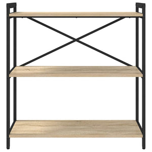 Ράφι Βιβλίων 80 x 30 x 85 cm Επεξεργασμένο Ξύλο Δρύς Sonoma