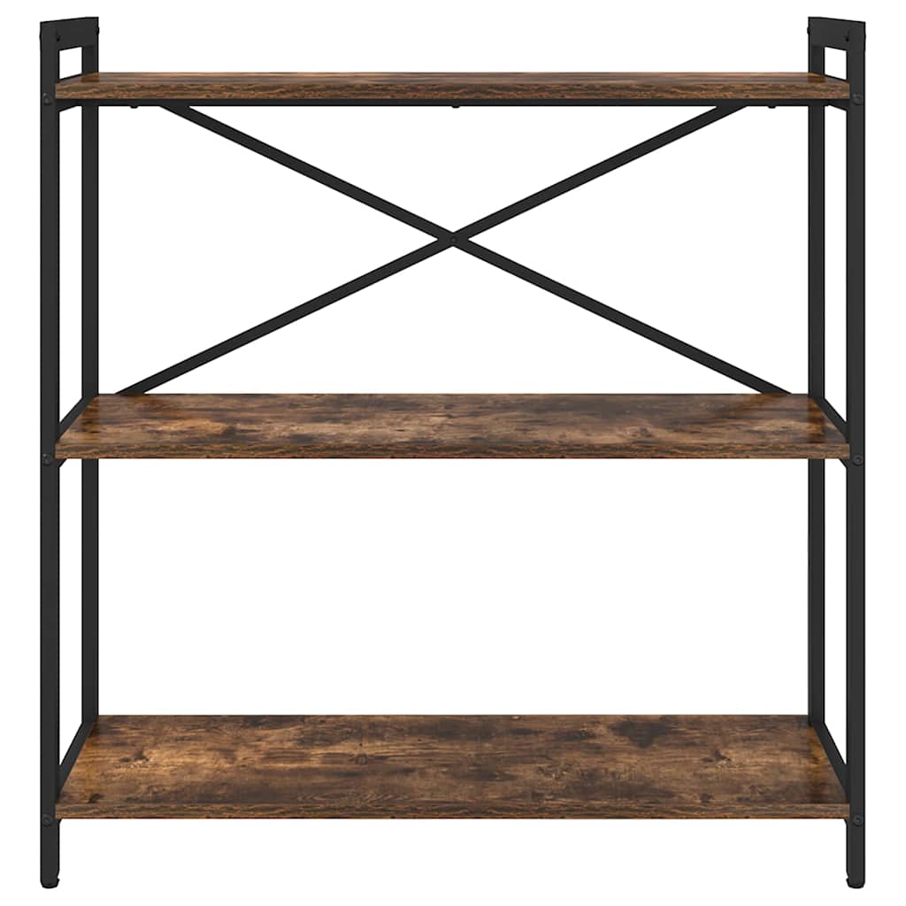 Ράφι Βιβλίων Καπνιστό Δρύς 80 x 30 x 85 cm Επεξεργασμένο ξύλο