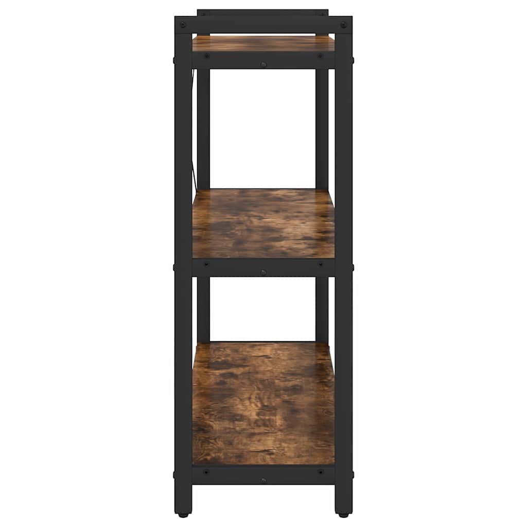 Ράφι Βιβλίων Καπνιστό Δρύς 80 x 30 x 85 cm Επεξεργασμένο ξύλο