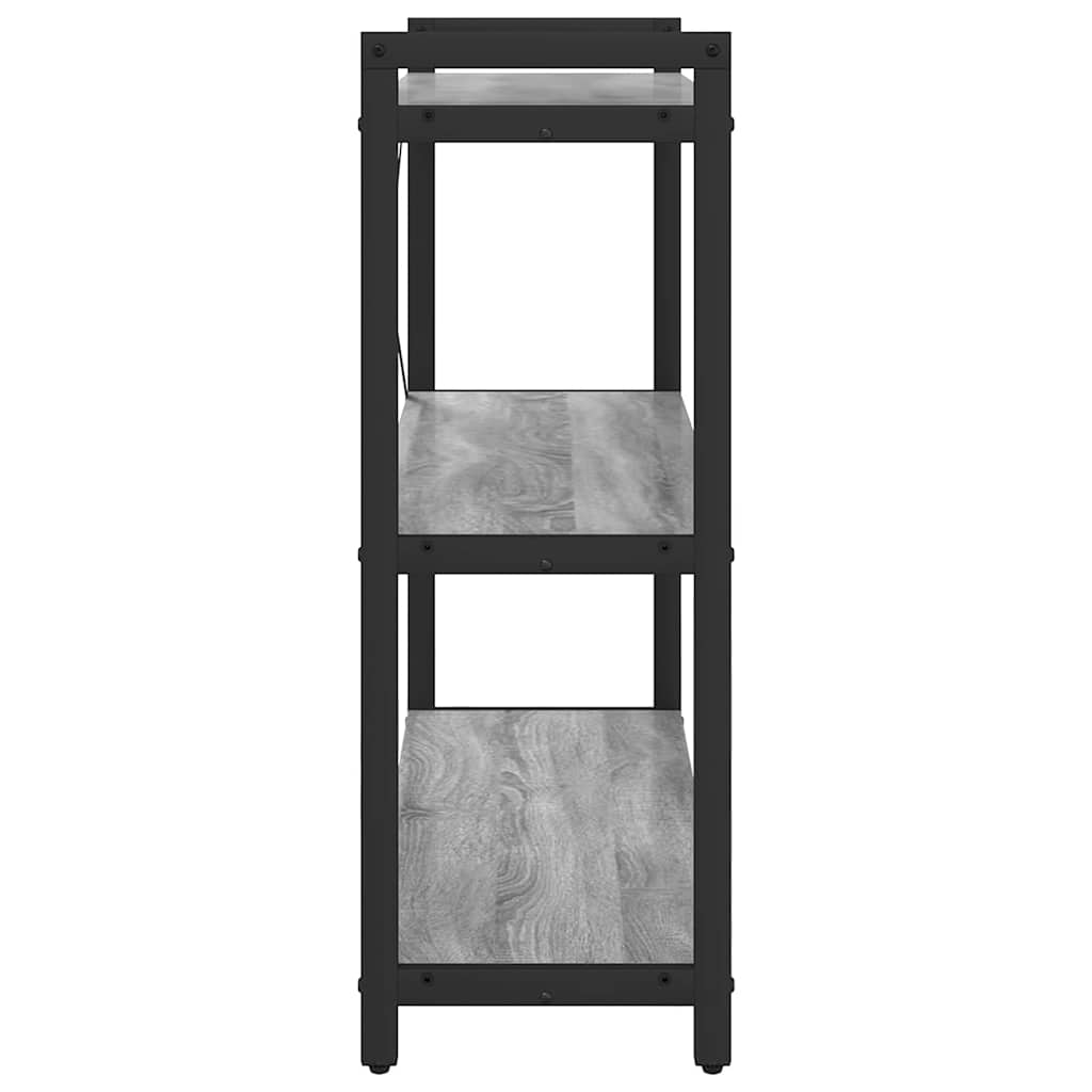 Ράφι Βιβλίων Γκρι sonoma 80 x 30 x 85 cm Επεξεργασμένο ξύλο