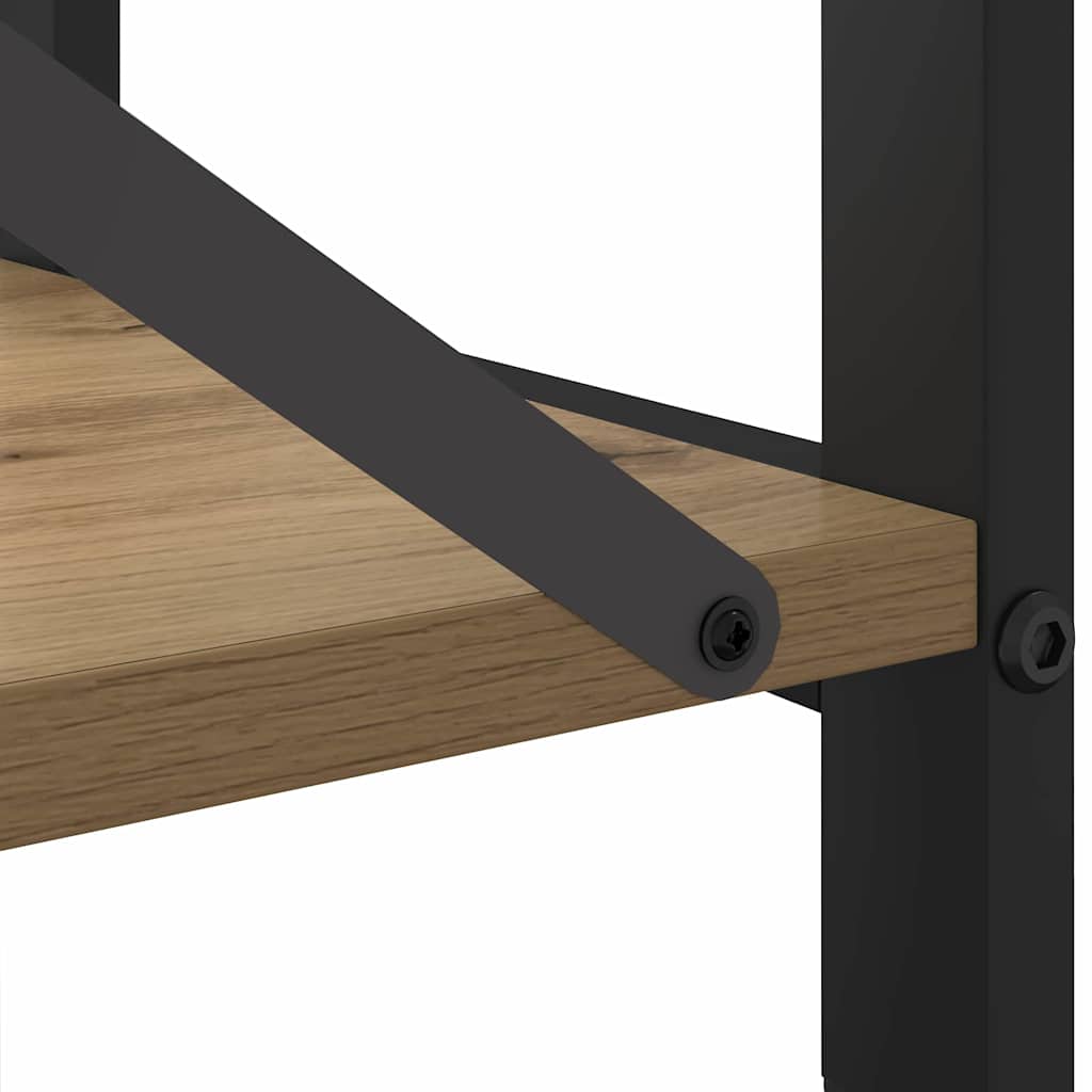 Ράφι Βιβλίων 80 x 30 x 85 cm Επεξεργασμένο Ξύλο Artisan Oak