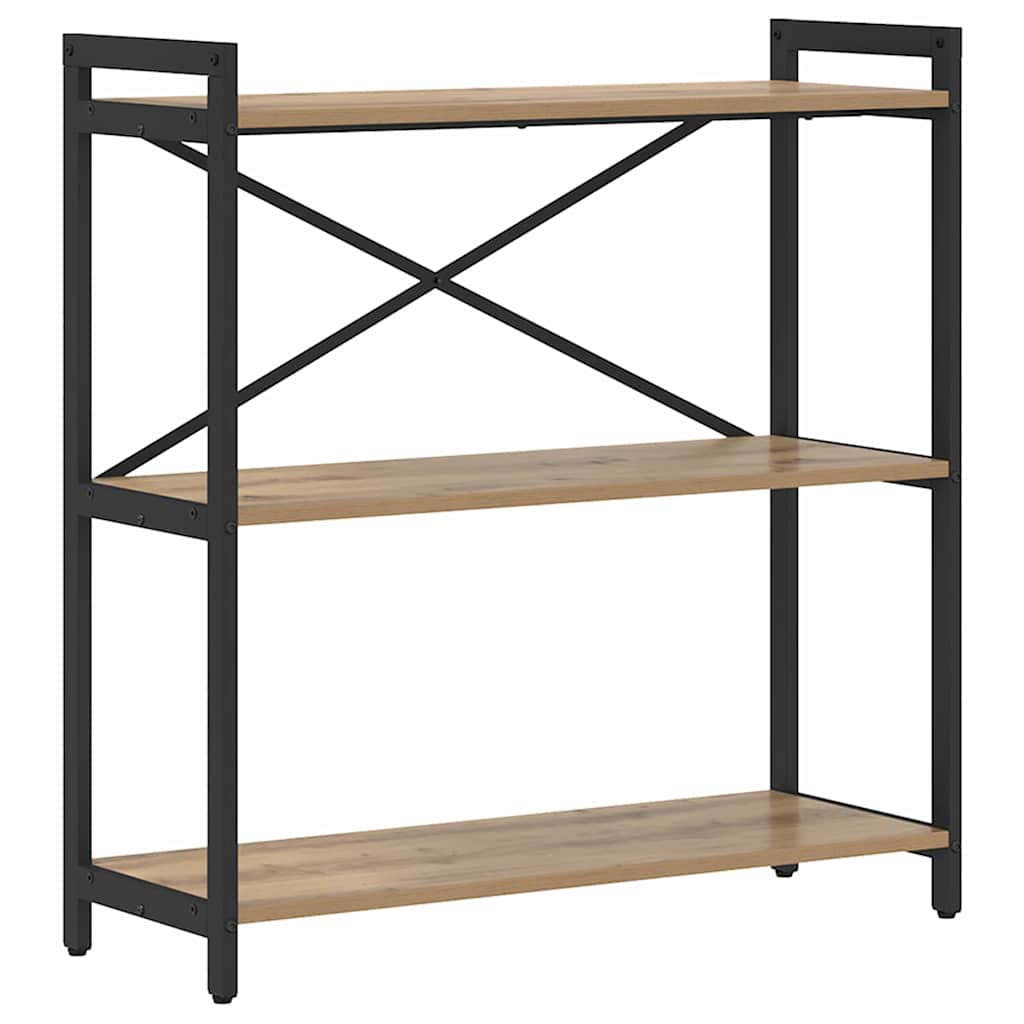 Ράφι Βιβλίων 80 x 30 x 85 cm Επεξεργασμένο Ξύλο Artisan Oak