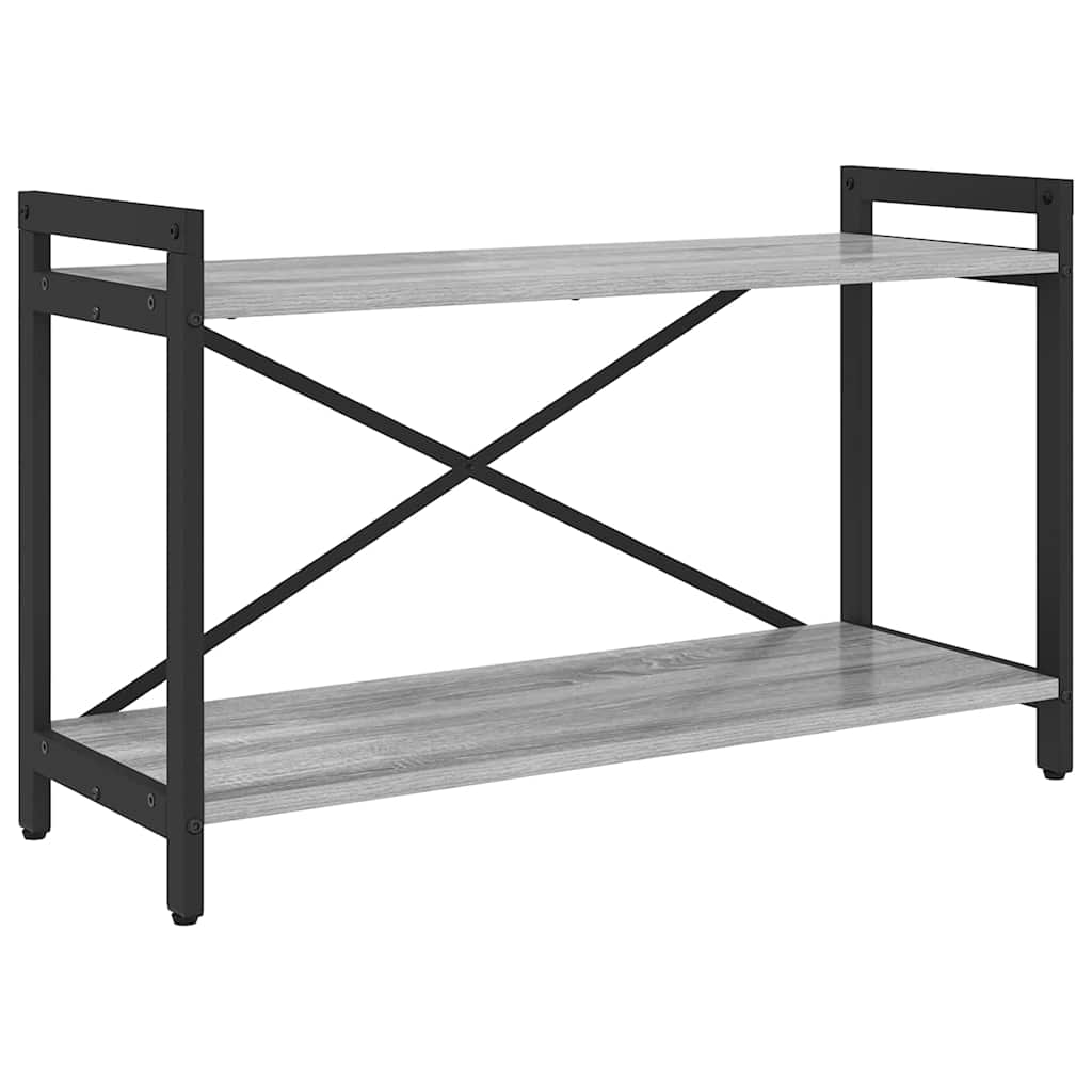 Ράφι Βιβλίων Γκρι sonoma 80 x 30 x 50 εκ Επεξεργασμένο ξύλο