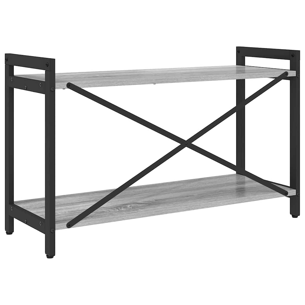 Ράφι Βιβλίων Γκρι sonoma 80 x 30 x 50 εκ Επεξεργασμένο ξύλο