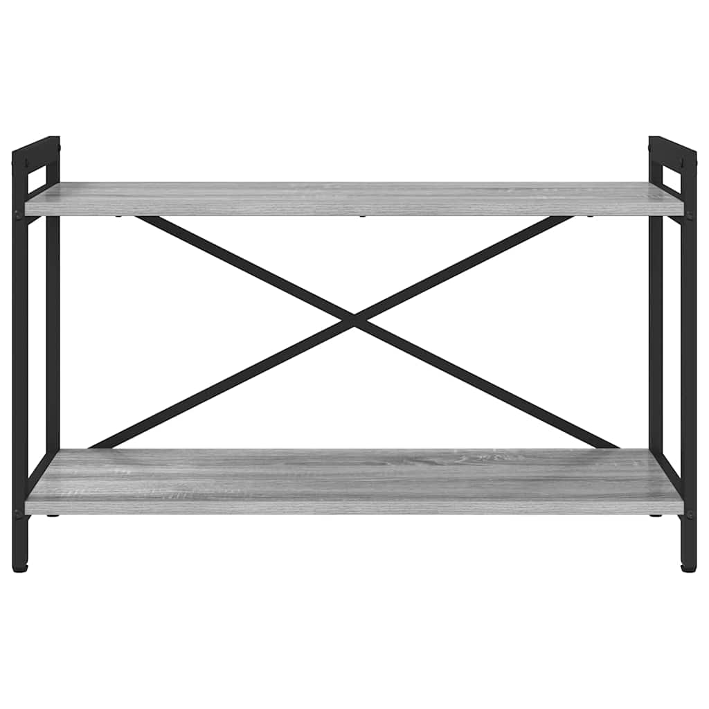 Ράφι Βιβλίων Γκρι sonoma 80 x 30 x 50 εκ Επεξεργασμένο ξύλο