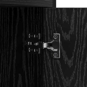Ράφι Βιβλίων Μαύρη Οξυά 80 x 30 x 155,5 εκ Επεξεργασμένο ξύλο - Pakobazaar
