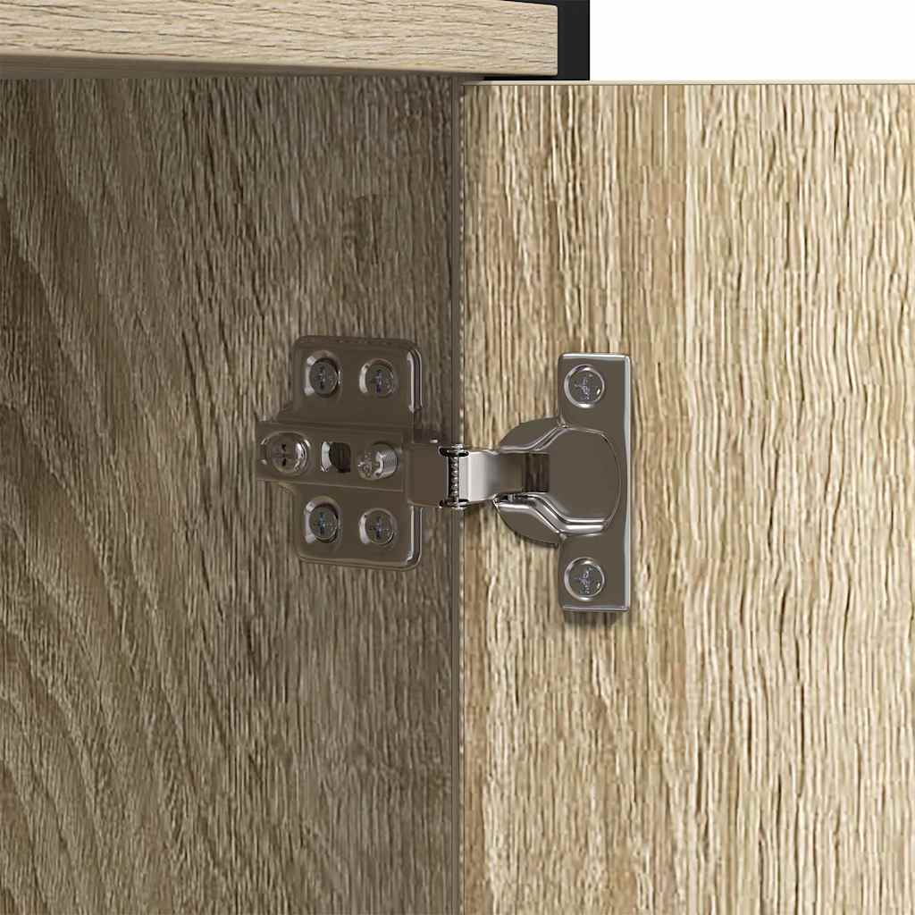 Ράφι Βιβλίων Δρύς Sonoma 80 x 30 x 155,5 εκ Επεξεργασμένο ξύλο - Pakobazaar