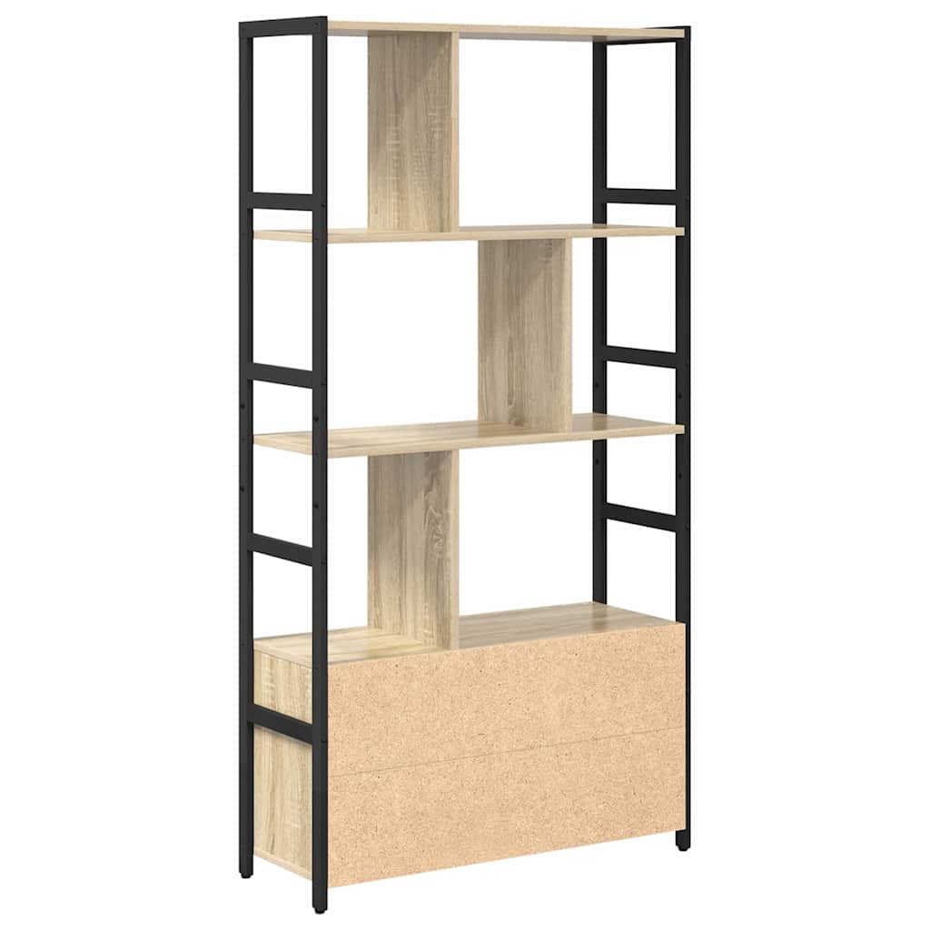 Ράφι Βιβλίων Δρύς Sonoma 80 x 30 x 155,5 εκ Επεξεργασμένο ξύλο - Pakobazaar