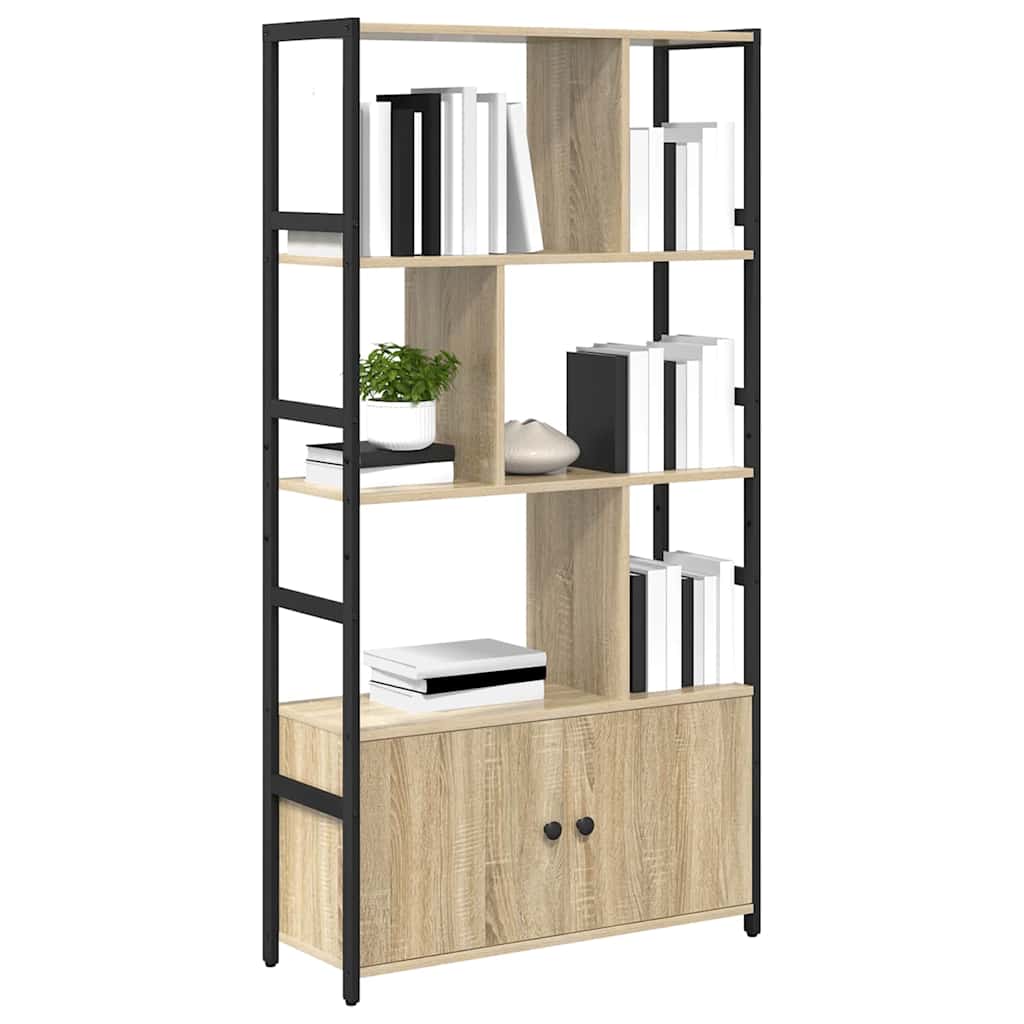 Ράφι Βιβλίων Δρύς Sonoma 80 x 30 x 155,5 εκ Επεξεργασμένο ξύλο - Pakobazaar