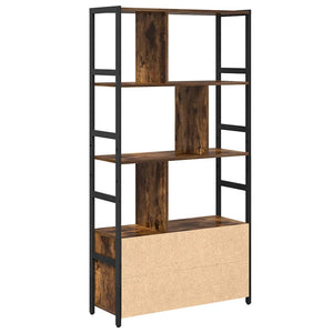 Ράφι Βιβλίων Καπνιστό Δρύς 80 x 30 x 155,5 εκ - Pakobazaar