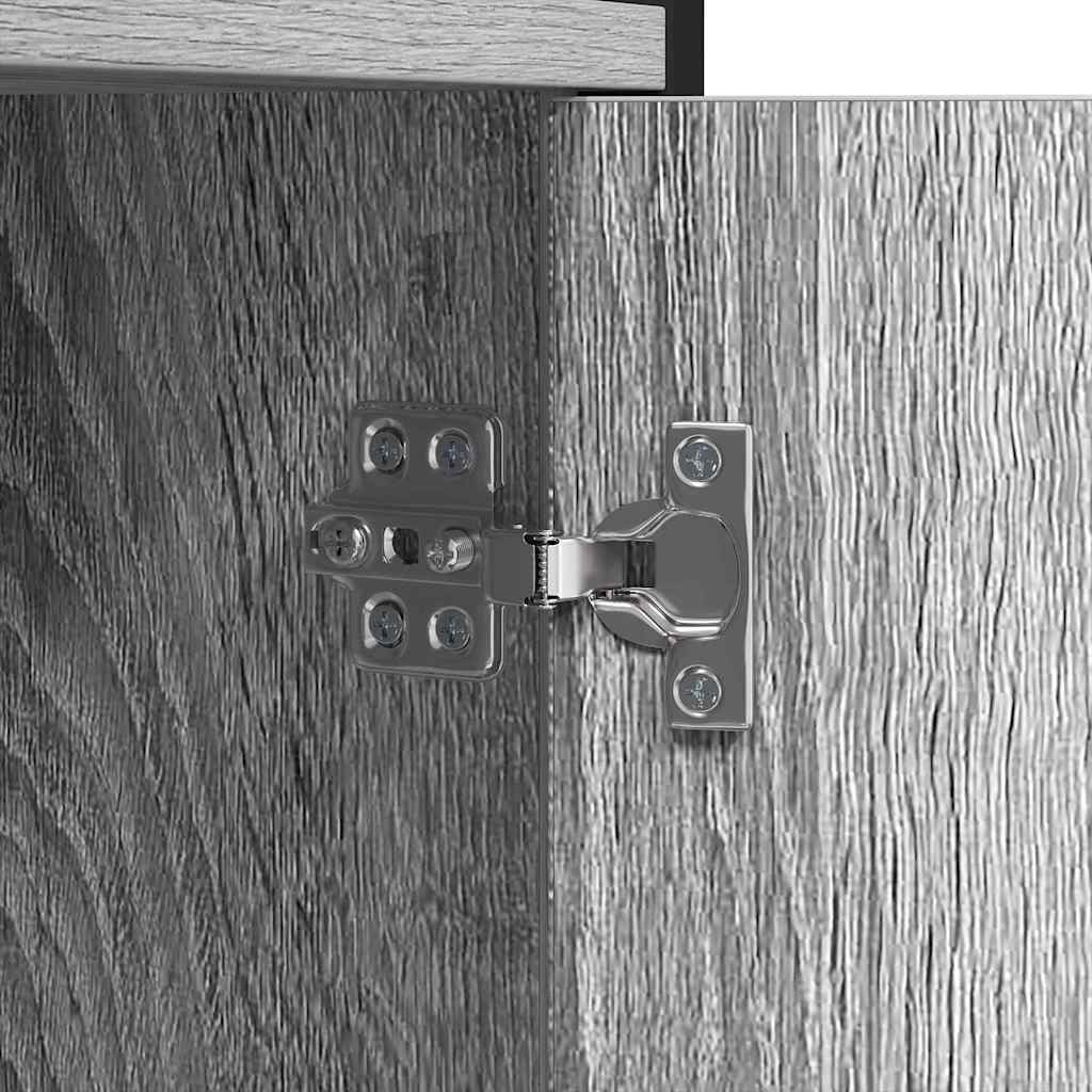 Ράφι Βιβλίων Γκρι sonoma 80 x 30 x 155,5 εκ Επεξεργασμένο ξύλο