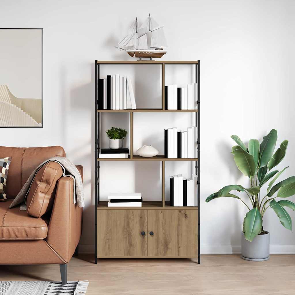 Ράφι Βιβλίων Artisan Oak 80 x 30 x 155,5 εκ Επεξεργασμένο ξύλο - Pakobazaar