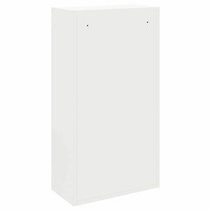 Θυρίδα Πακέτων με αποθήκευση Λευκό 44 x 22 x 82 εκ. Ατσάλι - Pakobazaar