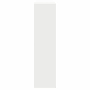 Θυρίδα Πακέτων με αποθήκευση Λευκό 44 x 22 x 82 εκ. Ατσάλι - Pakobazaar