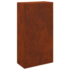 Θυρίδα Πακέτων με αποθήκευση με πόρτα Σκ rusty 44 x 22 x 82 εκ. - Pakobazaar