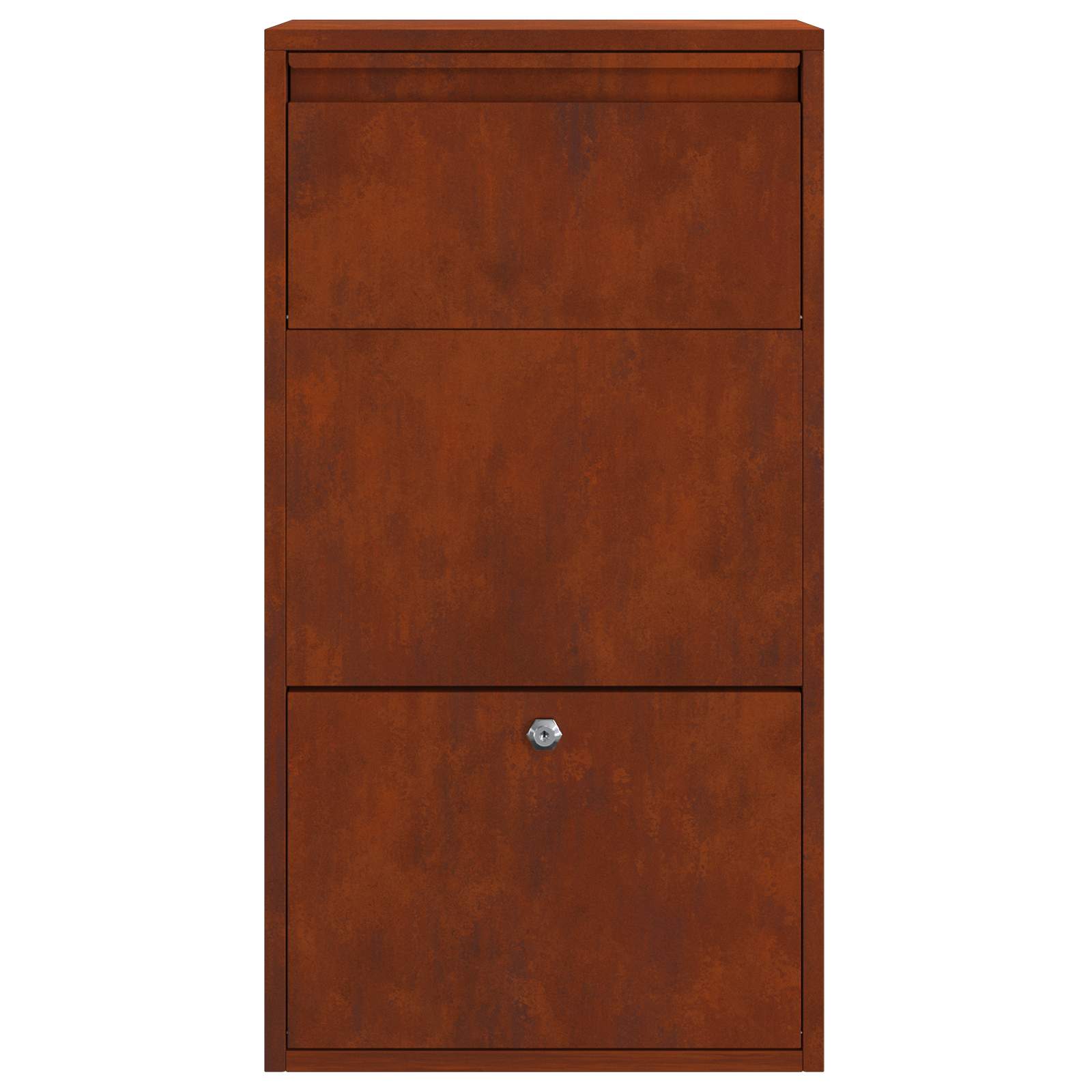 Θυρίδα Πακέτων με αποθήκευση με πόρτα Σκ rusty 44 x 22 x 82 εκ. - Pakobazaar