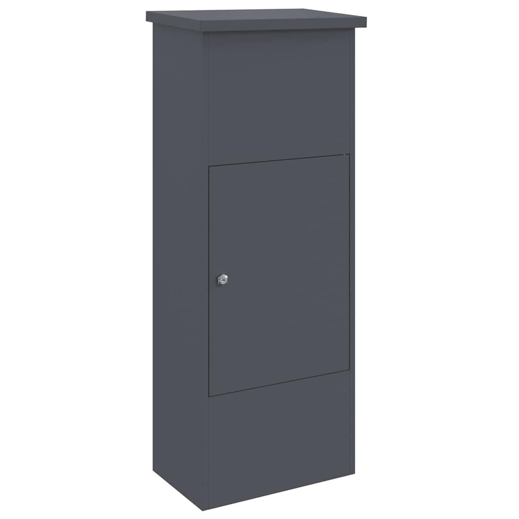 Θυρίδα Πακέτων με πόρτα Ανθρακί 44,5 x 29 x 110,5 εκ Ατσάλι