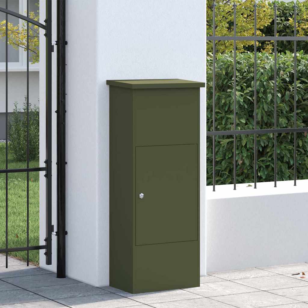 Θυρίδα Πακέτων με αποθήκευση Λαδί 44,5 x 29 x 110,5 εκ Ατσάλι - Pakobazaar
