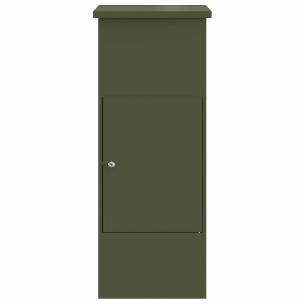 Θυρίδα Πακέτων με αποθήκευση Λαδί 44,5 x 29 x 110,5 εκ Ατσάλι - Pakobazaar