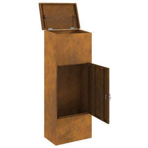 Θυρίδα Πακέτων με αποθήκευση Σκ rusty 44,5 x 29 x 110,5 εκ