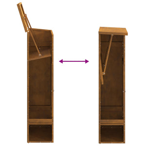 Θυρίδα Πακέτων με αποθήκευση Σκ rusty 44,5 x 29 x 110,5 εκ