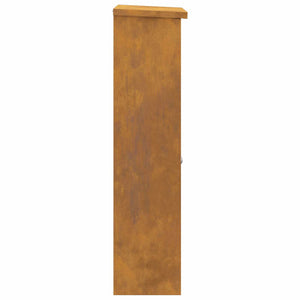 Θυρίδα Πακέτων με αποθήκευση Σκ rusty 44,5 x 29 x 110,5 εκ