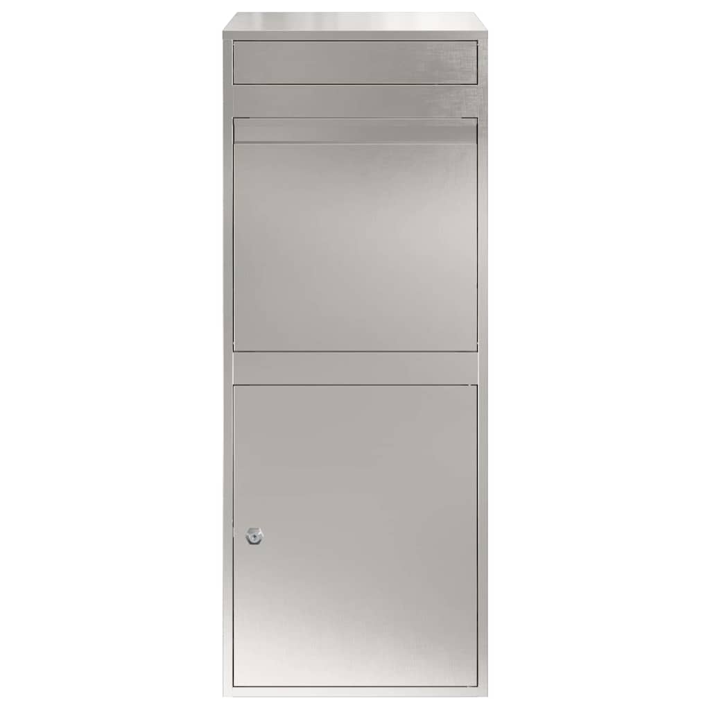 Θυρίδα Πακέτων Ασημί 47,5 x 38 x 59 εκ. Ανοξείδωτο ατσάλι - Pakobazaar