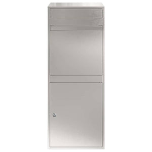 Θυρίδα Πακέτων Ασημί 47,5 x 38 x 59 εκ. Ανοξείδωτο ατσάλι - Pakobazaar