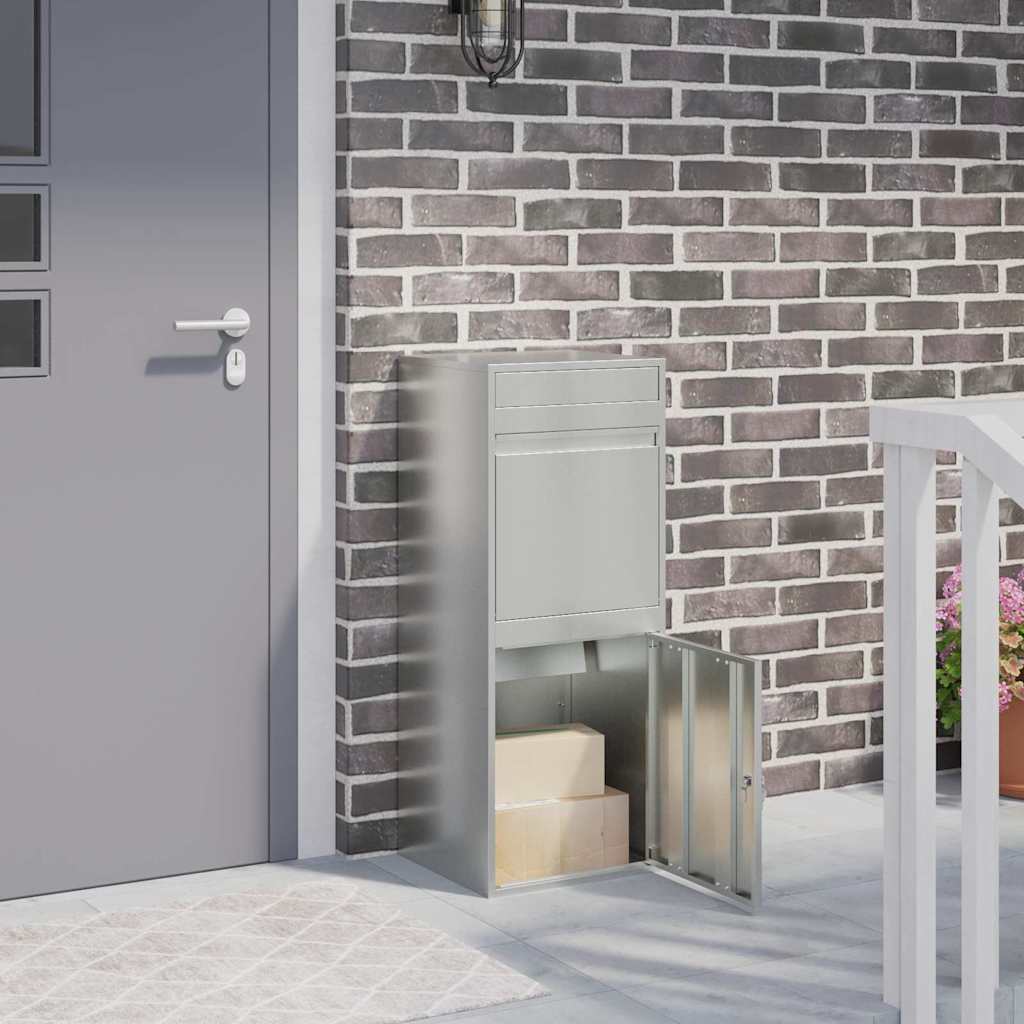 Θυρίδα Πακέτων Μαύρο 41 x 38 x 103 εκ Επικαλυμμένος Χάλυβας - Pakobazaar