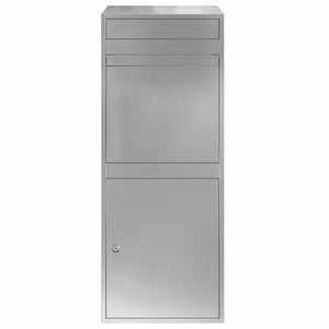 Θυρίδα Πακέτων Μαύρο 41 x 38 x 103 εκ Επικαλυμμένος Χάλυβας - Pakobazaar