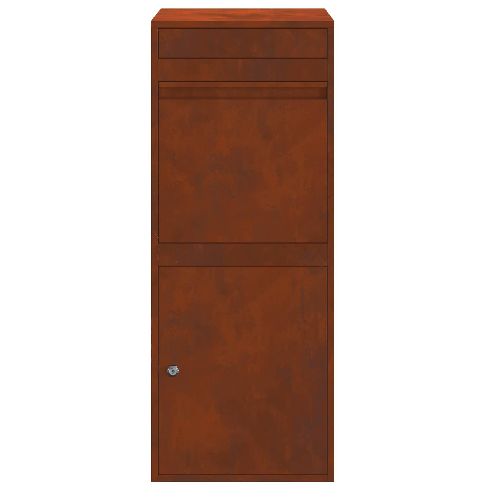 Θυρίδα Πακέτων με αποθήκευση με πόρτα Σκ rusty 41 x 38 x 103 εκ - Pakobazaar