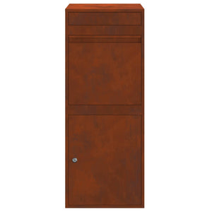 Θυρίδα Πακέτων με αποθήκευση με πόρτα Σκ rusty 41 x 38 x 103 εκ - Pakobazaar