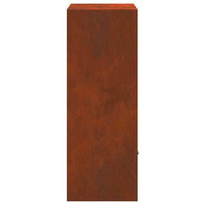 Θυρίδα Πακέτων με αποθήκευση με πόρτα Σκ rusty 41 x 38 x 103 εκ - Pakobazaar
