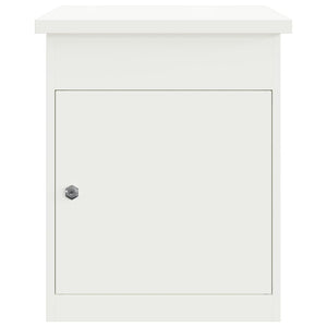 Θυρίδα Πακέτων με αποθήκευση Λευκό 47,5 x 38 x 59 εκ. Ατσάλι