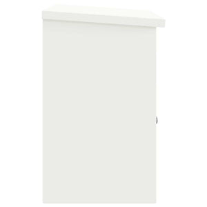 Θυρίδα Πακέτων με αποθήκευση Λευκό 47,5 x 38 x 59 εκ. Ατσάλι