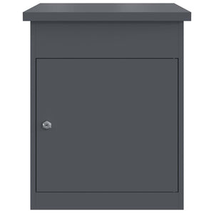 Θυρίδα Πακέτων με αποθήκευση Ανθρακί 47,5 x 38 x 59 εκ. Ατσάλι