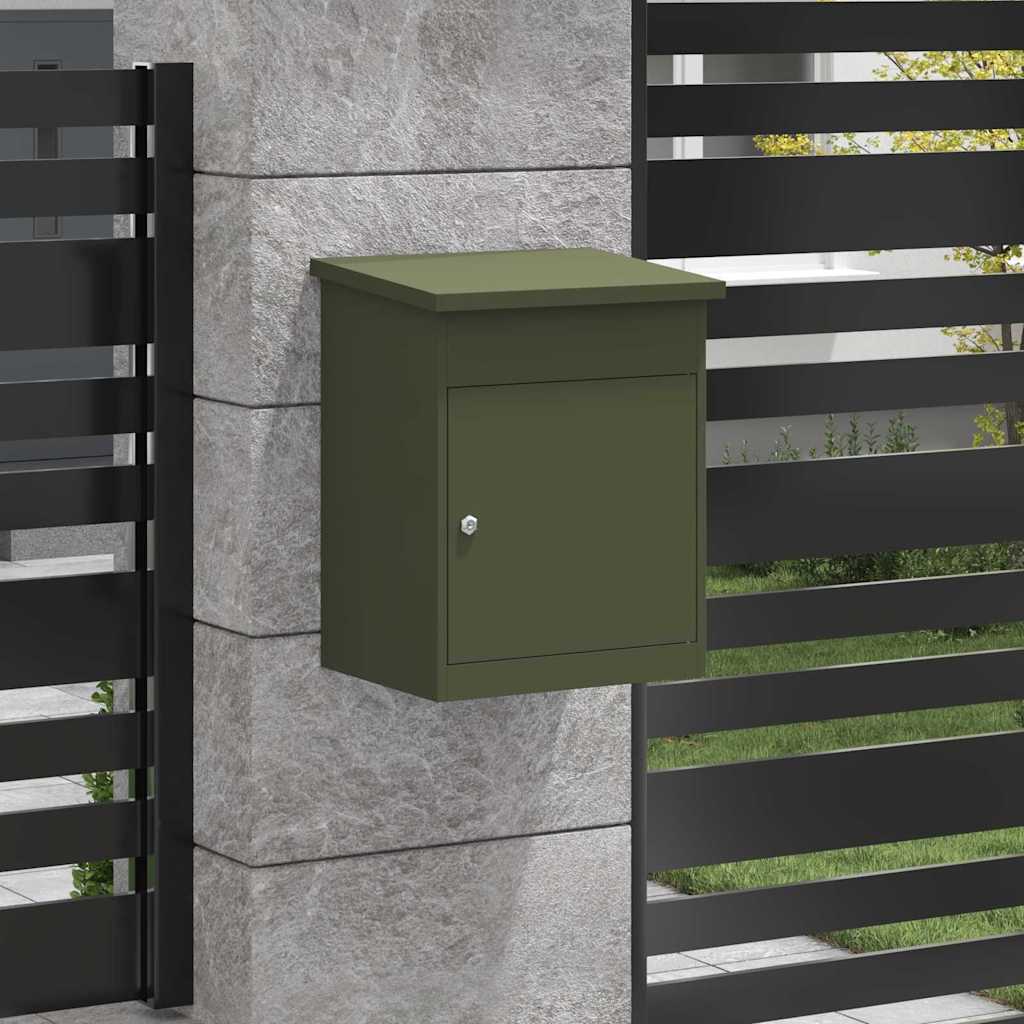 Θυρίδα Πακέτων με αποθήκευση Λαδί 47,5 x 38 x 59 εκ. Ατσάλι